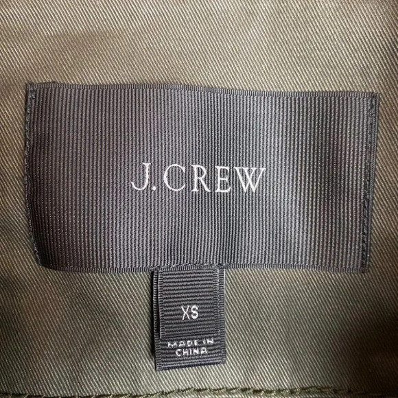 J. Crew Army Green Downtown  Field Jacket - Picture 10 of 10